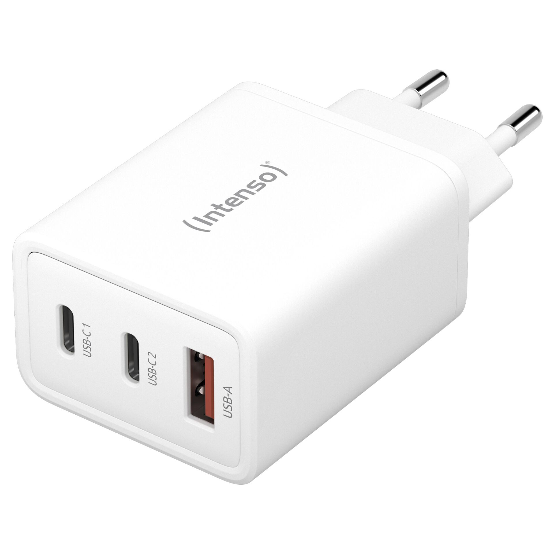 Intenso POWER ADAPTER 1XUSB-A/2XUSB-C/7806512 Universal Weiß AC Schnellladung Drinnen