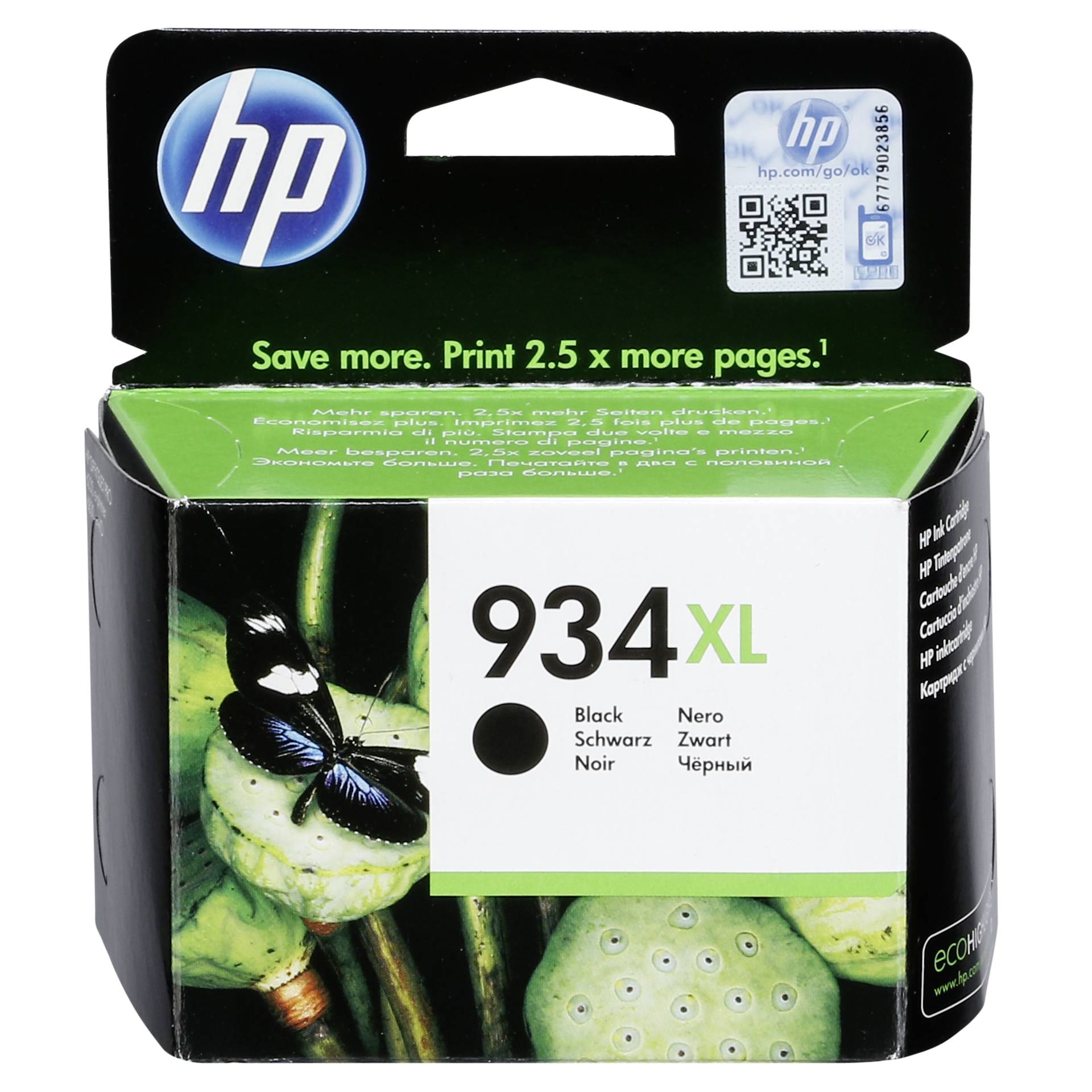 HP Tinte 934 XL schwarz Original Zubehör 1000 Seiten