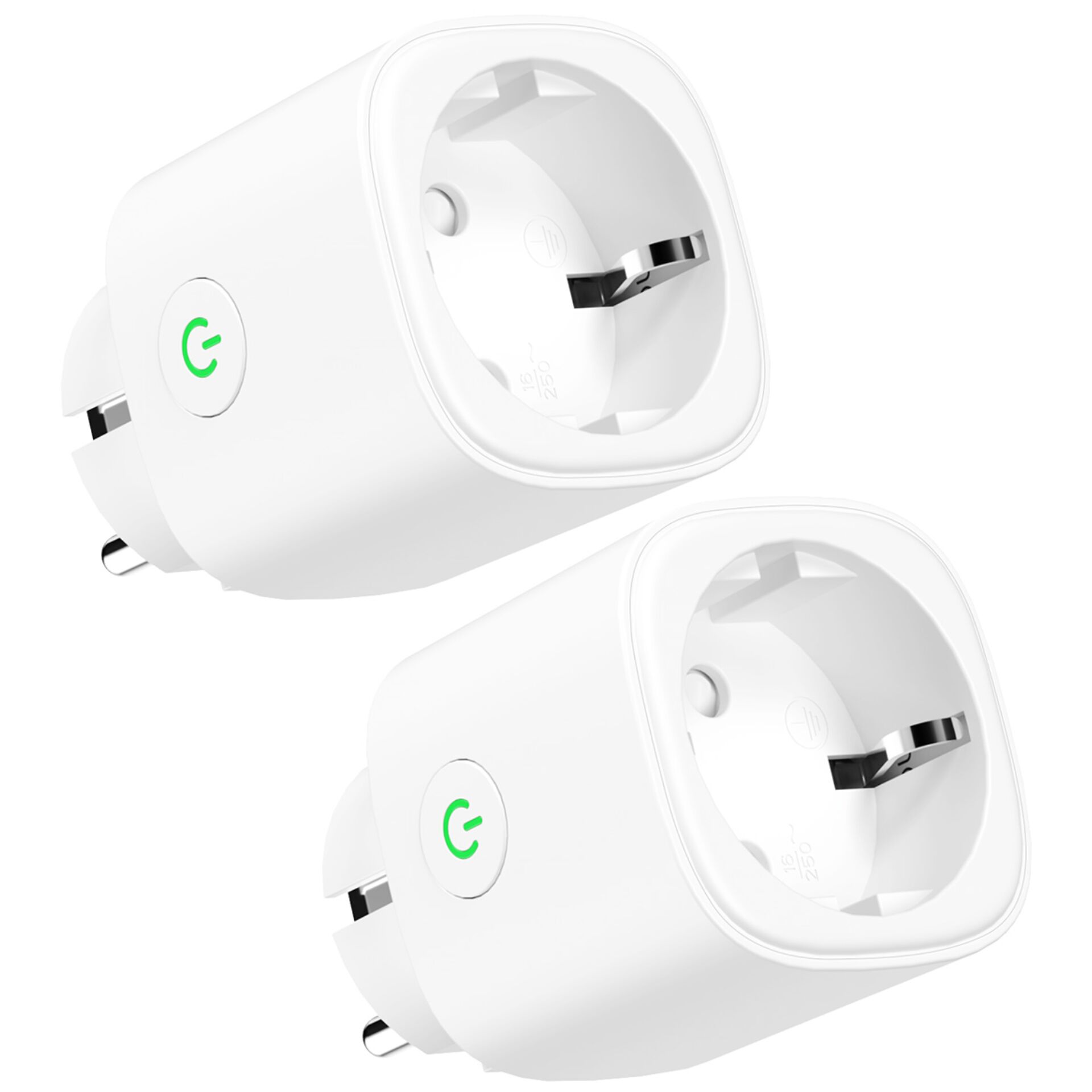 Meross Matter Smart WiFi Plug MSS315, Smart-Steckdose, EU Version, 2er-Pack