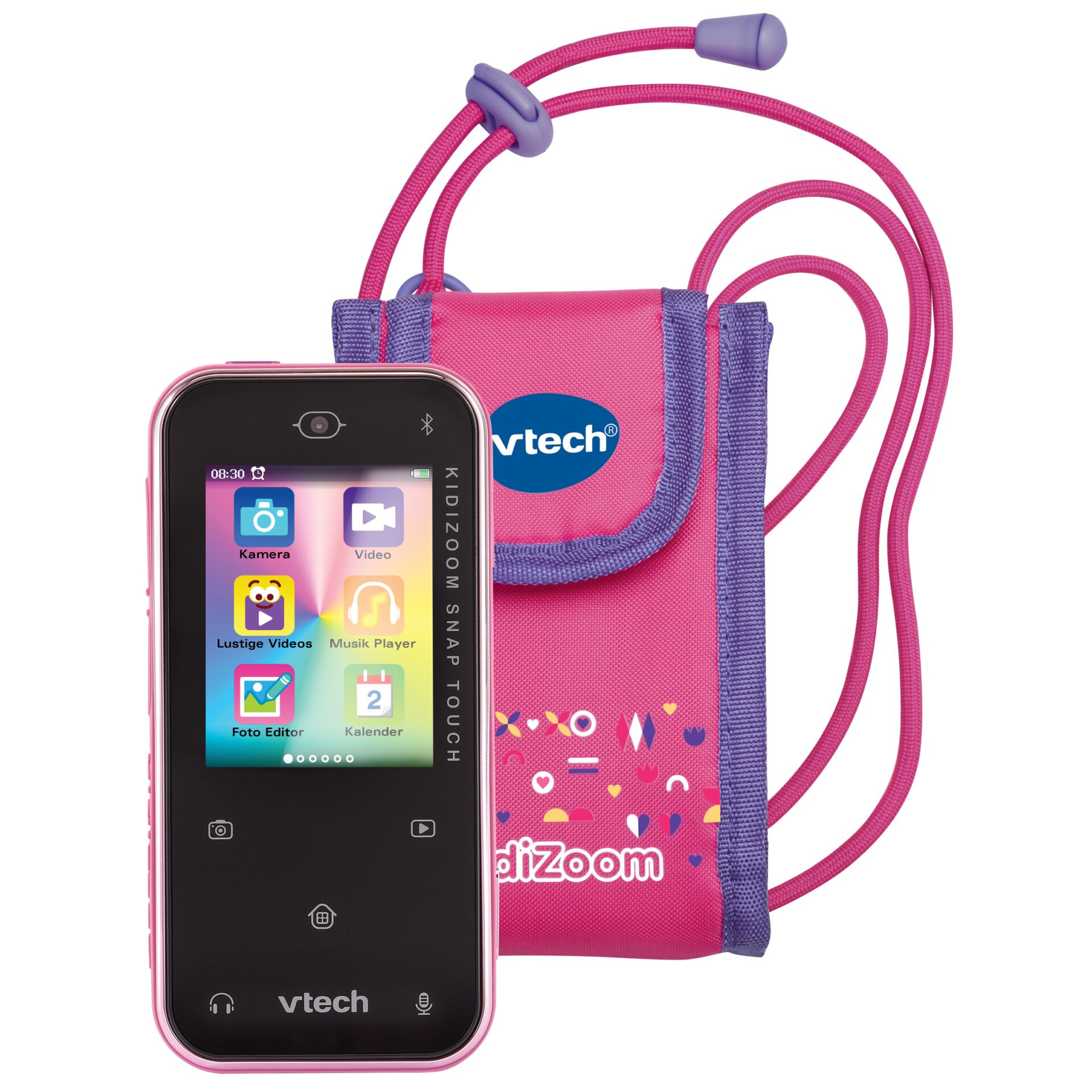 VTech Kidizoom Snap touch pink Set mit Tasche