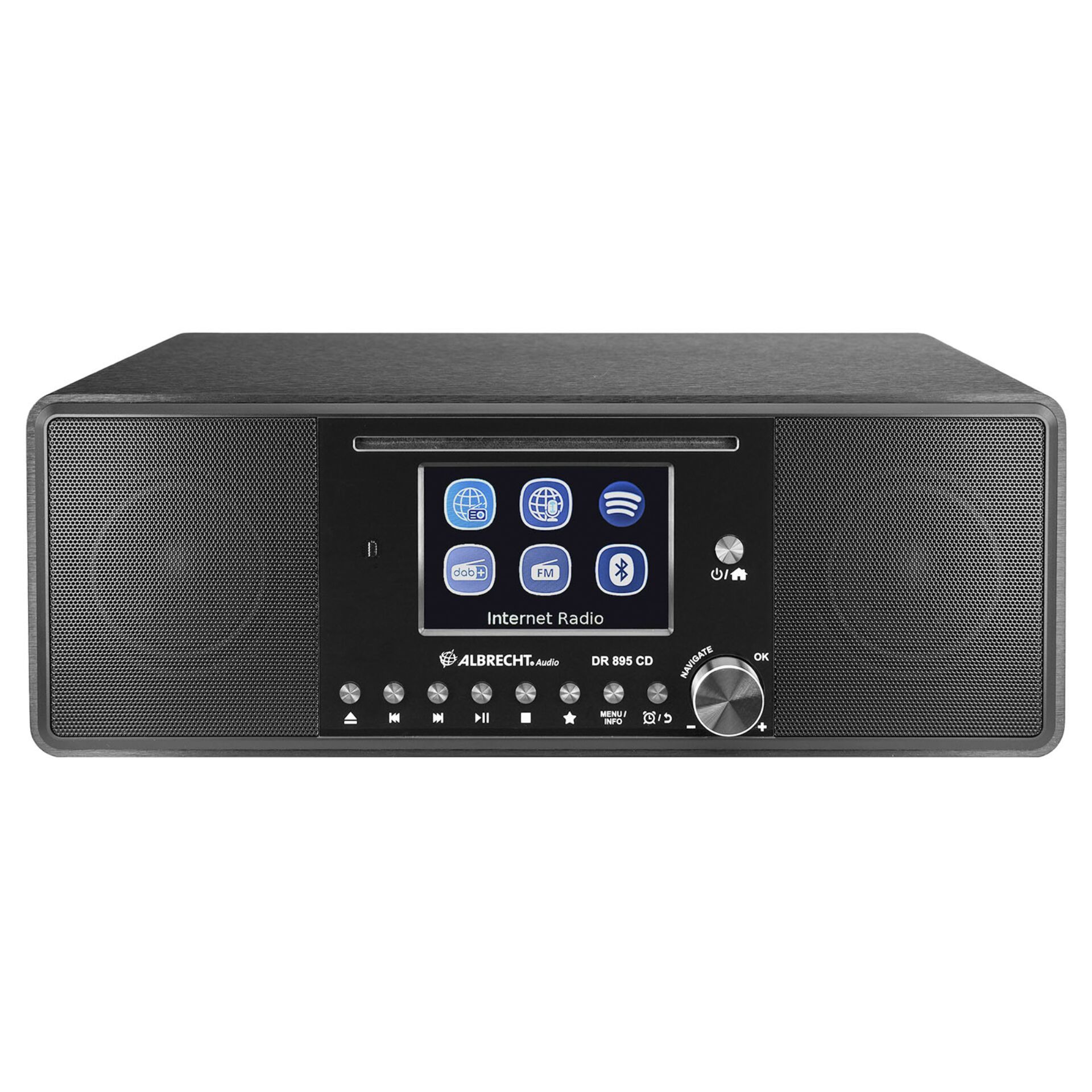 Albrecht DR 895 CD Hybridradio schwarz