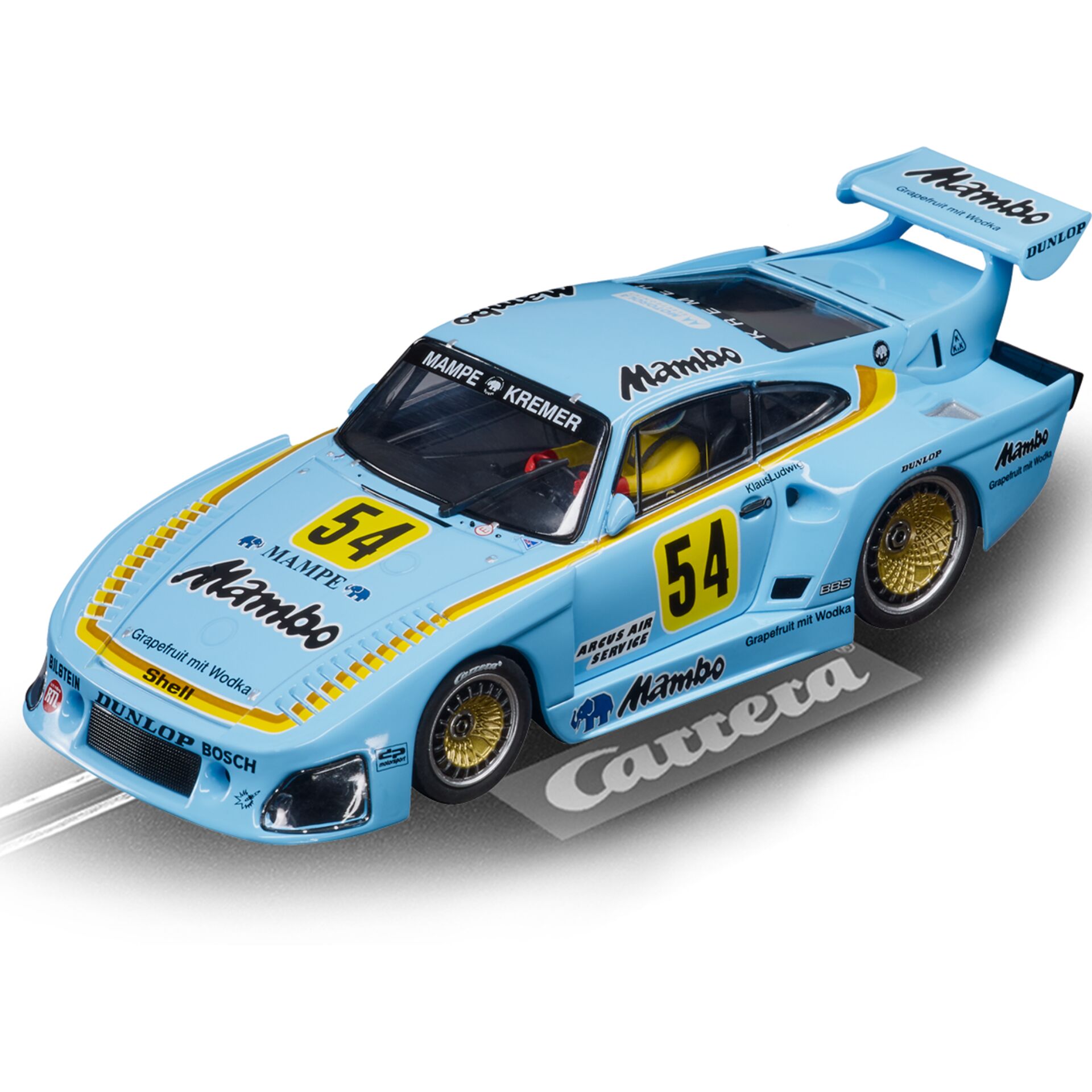 Carrera Digital 132 Auto - Porsche Kremer 935 K3 No.54