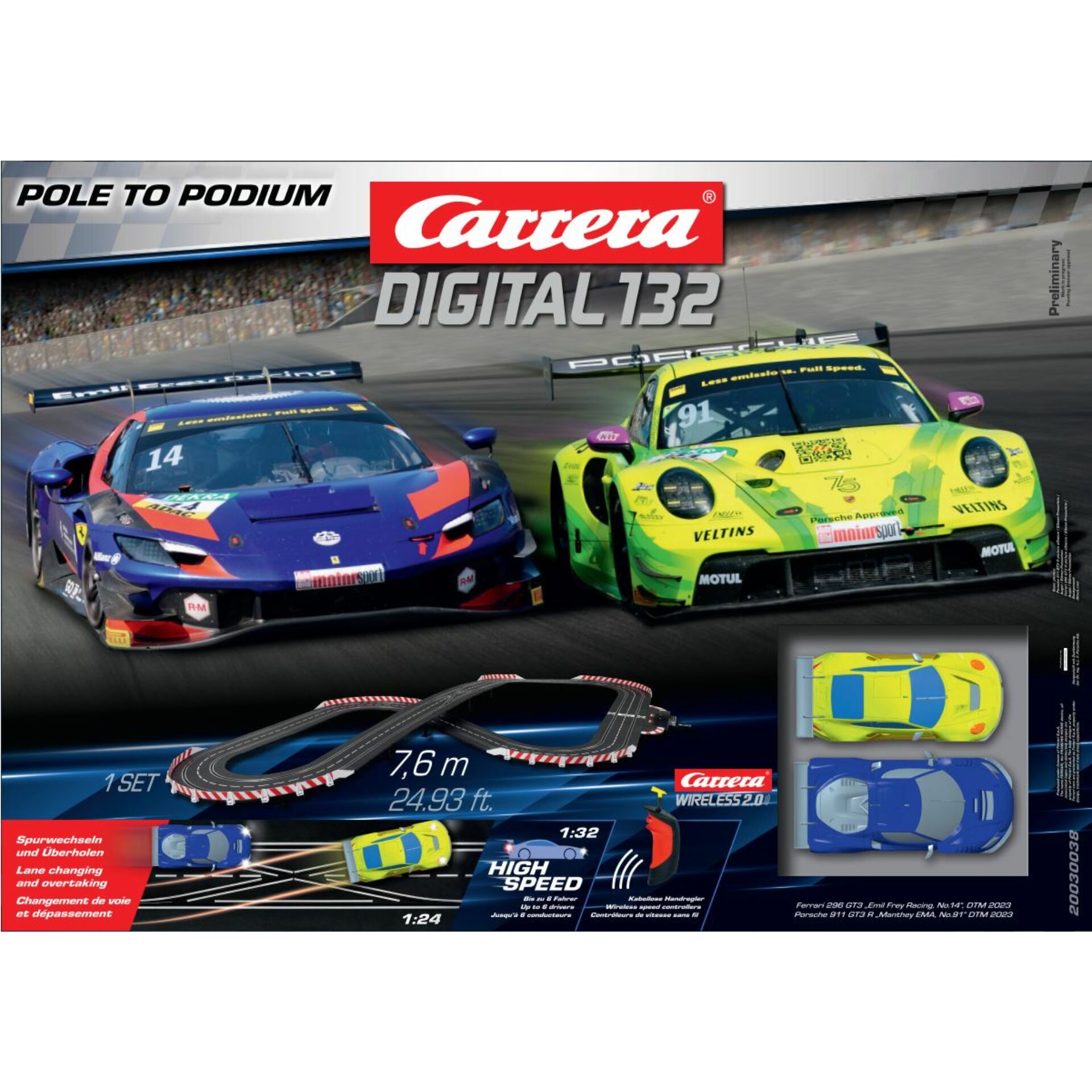 Carrera Digital 132 Set - Pole to Podium