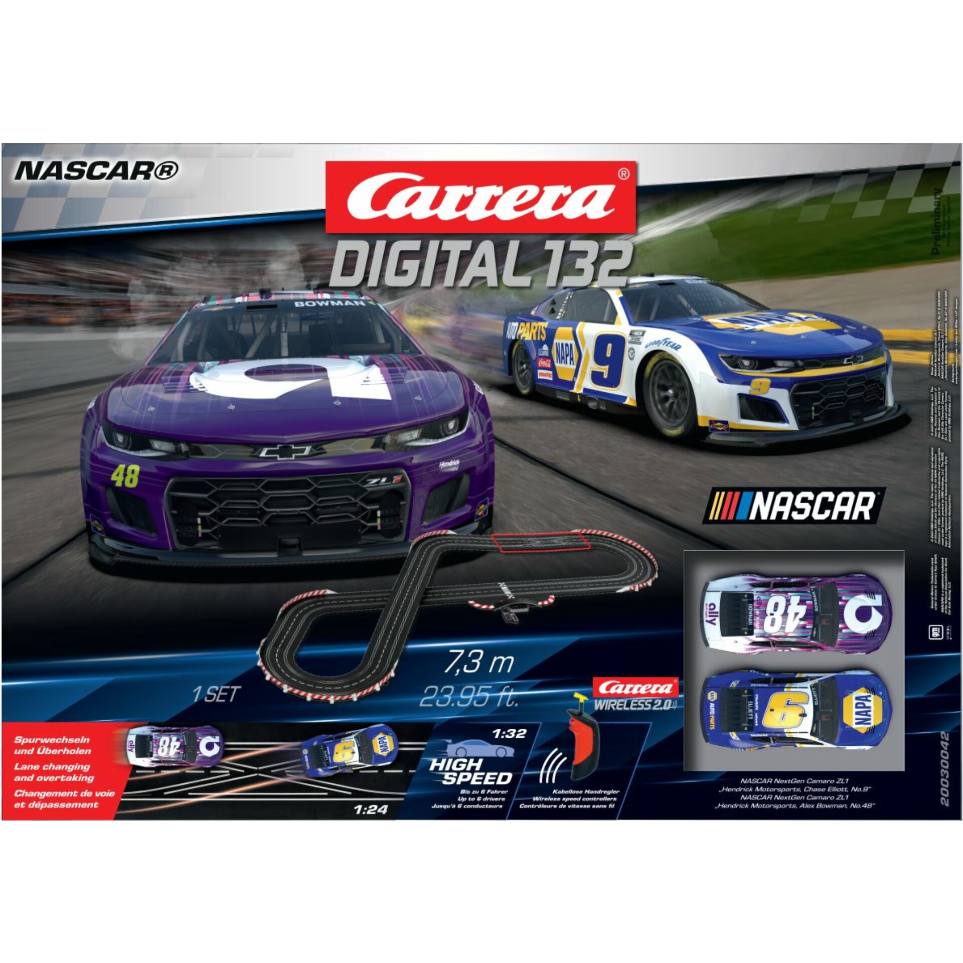 Carrera Digital 132 Set - Nascar Daytona Challenge