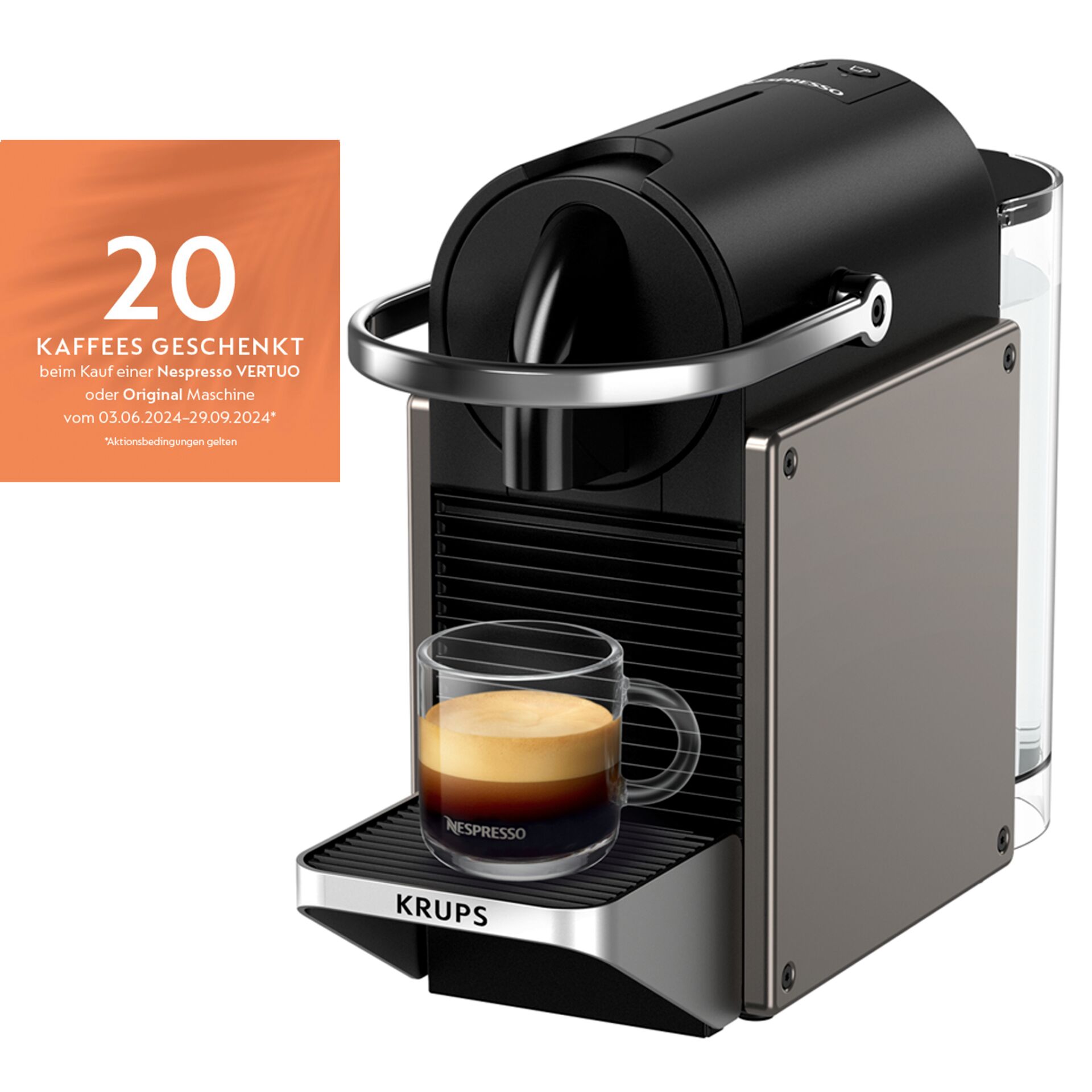 Krups XN 306 T Nespresso Pixie titan