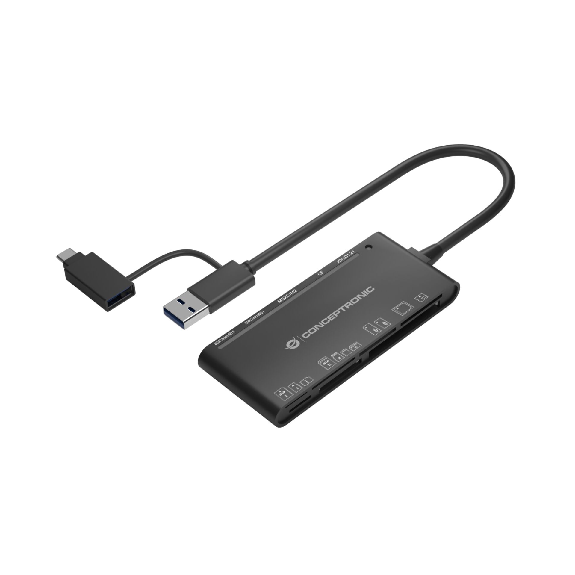 Conceptronic BIAN03B 7-in-1 Kartenleser USB 3.0