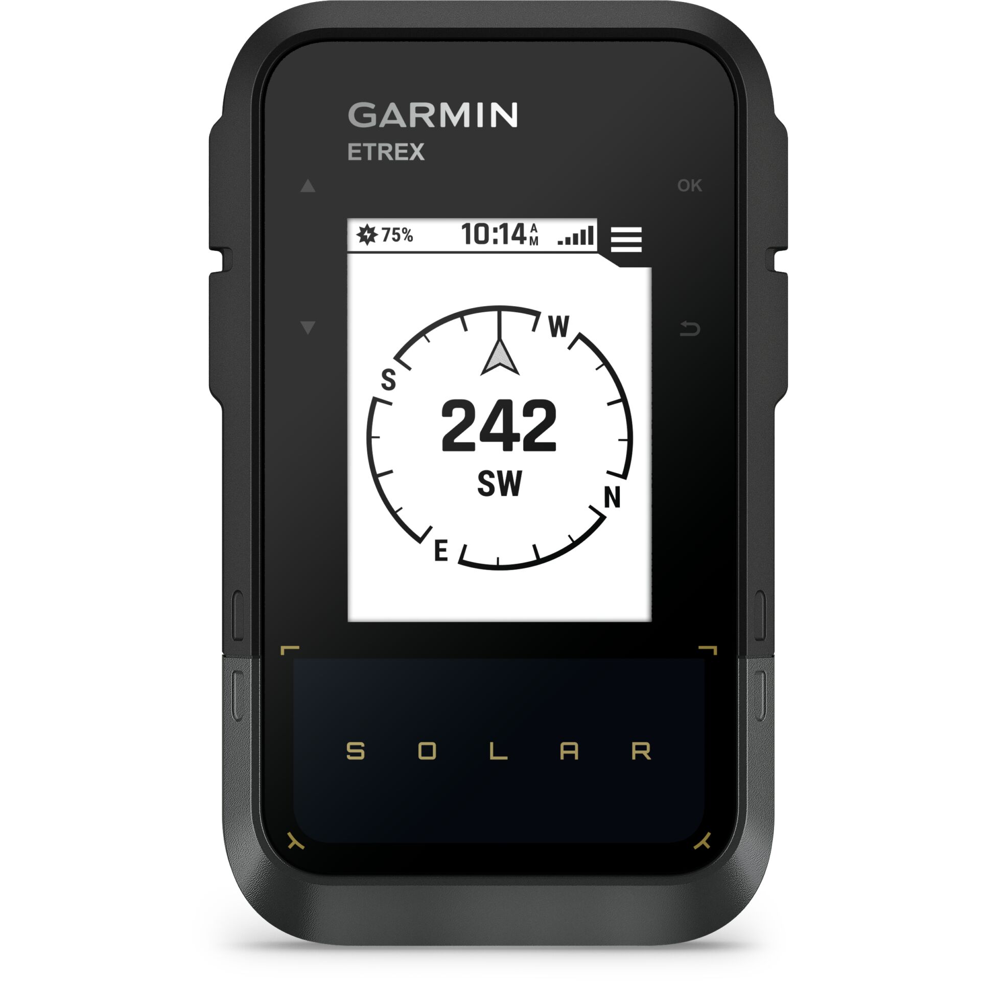 Garmin eTrex Solar Navigationssystem Handgeführt 5,49 cm (2.16) 141 g Schwarz, Grau