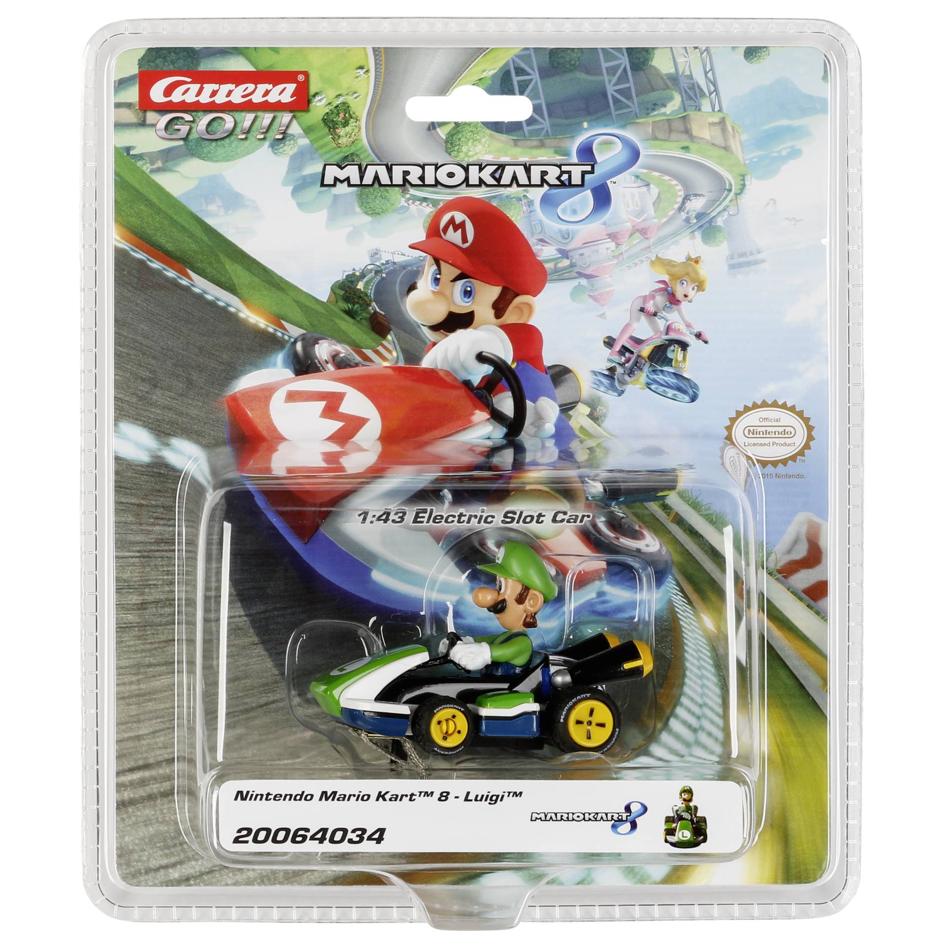 Carrera - GO!!! Auto - Nintendo Mario Kart 8 Luigi 