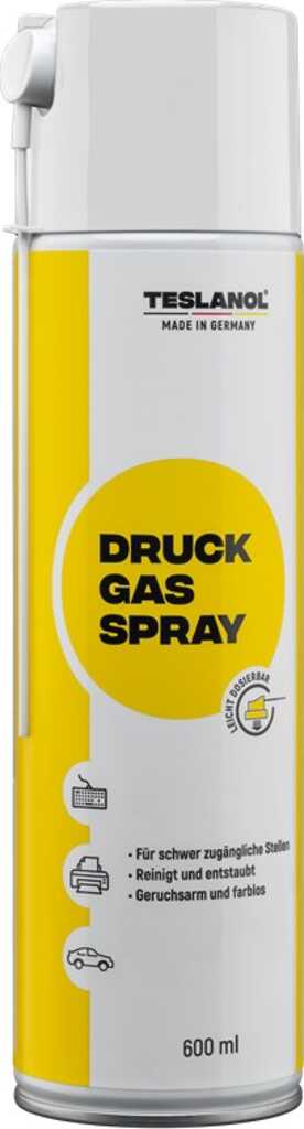 Teslanol Druckgasspray/ Druckluftspray 600 ml Druckluftreiniger