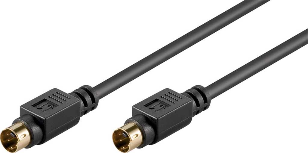 Goobay AVK 157-200 2.0m S-Videokabel 2 m S-Video (4-pin) Schwarz