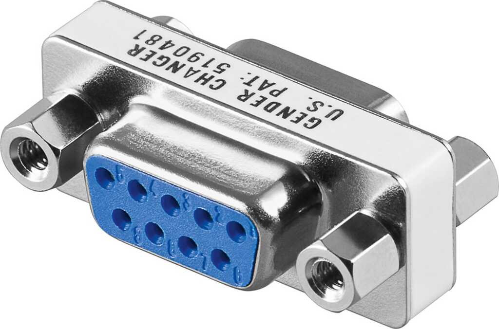 Goobay  Adapter, 9pol D Sub Buchse an RS-232-Buchse 