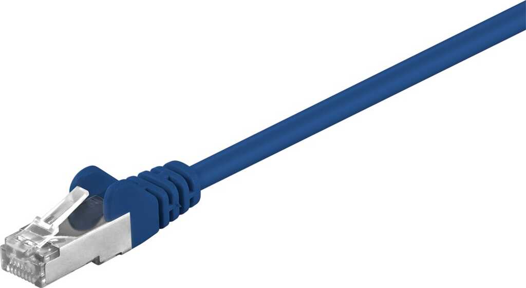 0,5m Patchkabel Cat.5e SF/UTP blau goobay