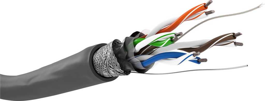 100m Netzwerkkabel Cat.5e SF/UTP goobay CCA 4x2xAWG24/1 Installationskabel