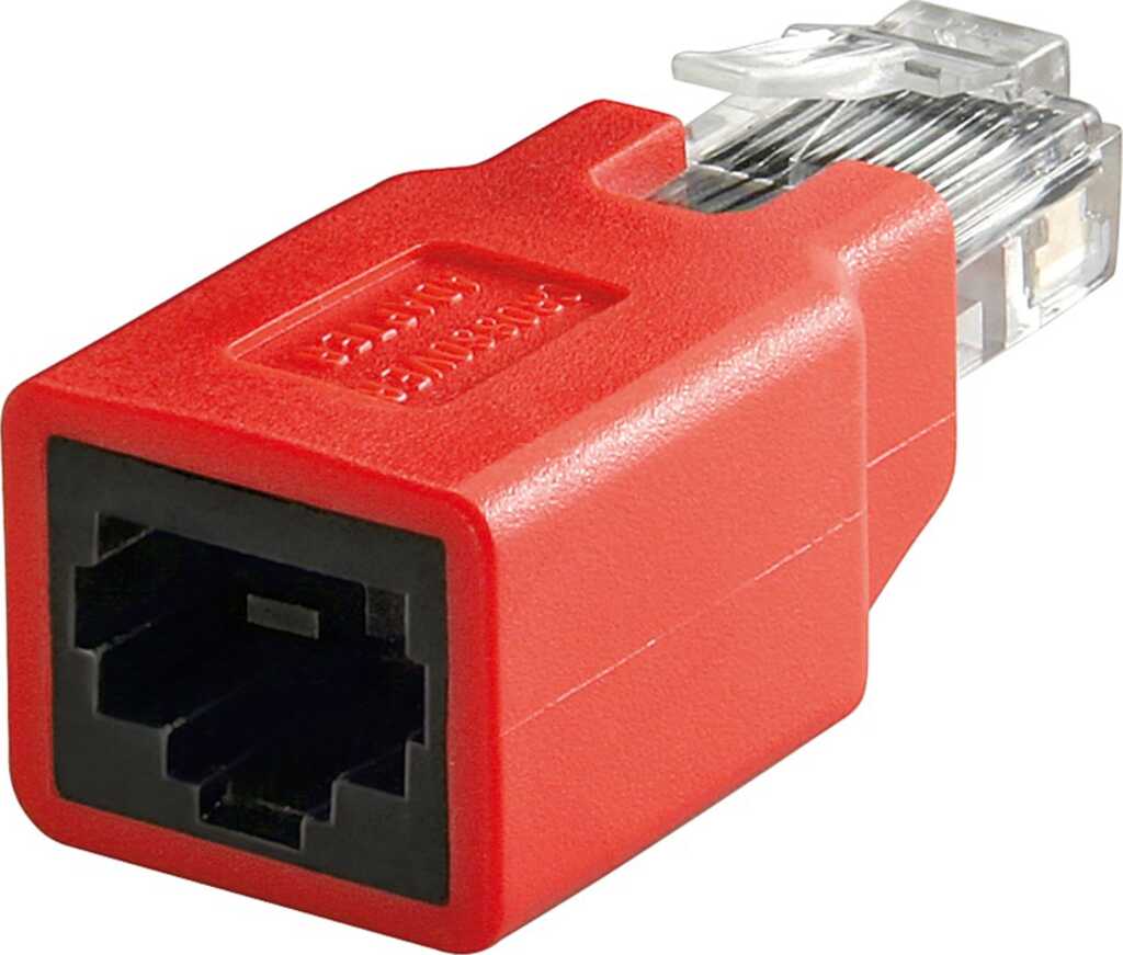 goobay RJ45 crossover Modular-Adapter, CAT 5e 