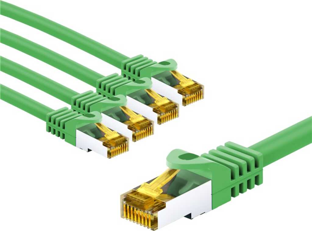 Goobay 69573 Netzwerkkabel Grün 1 m Cat7 S/FTP (S-STP)