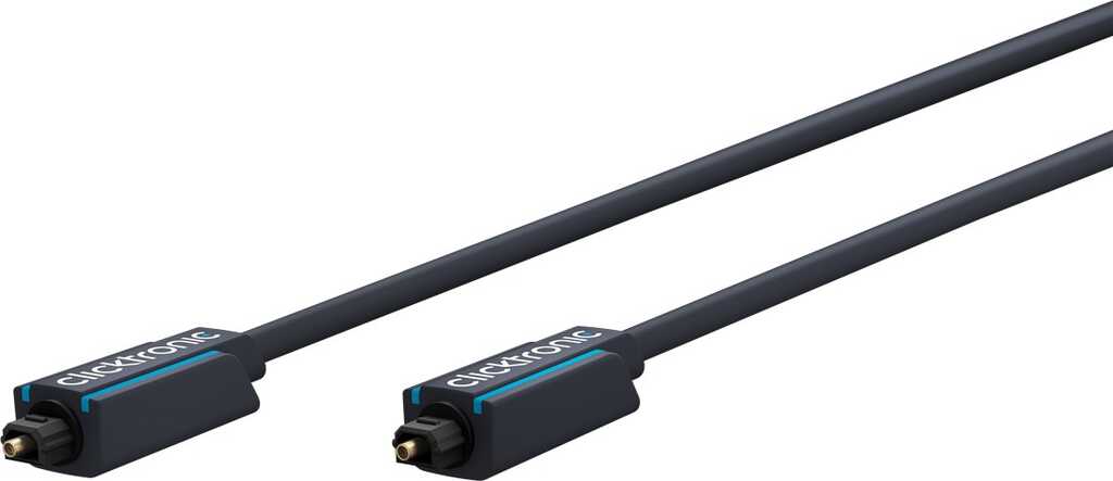 ClickTronic 0.5m Toslink Opto-Set Audio-Kabel 0,5 m Blau