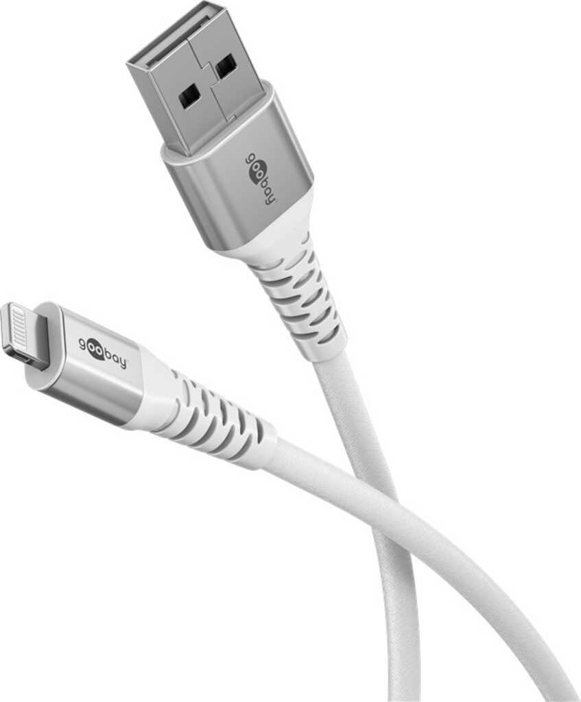 Goobay 74510 Lightning-Kabel 0,5 m Weiß