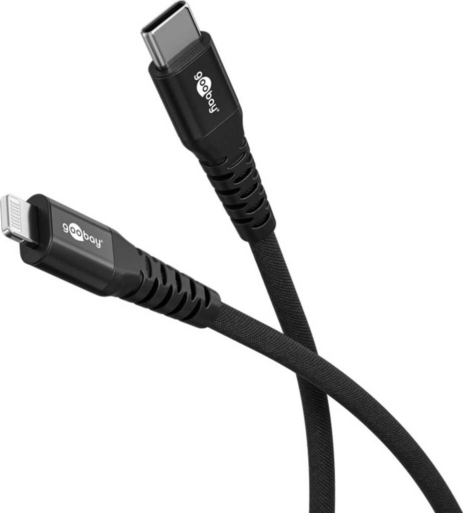 Goobay 74517 Lightning-Kabel 3 m Schwarz