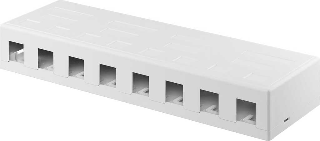 goobay Keystone Leergehäuse 8-port 