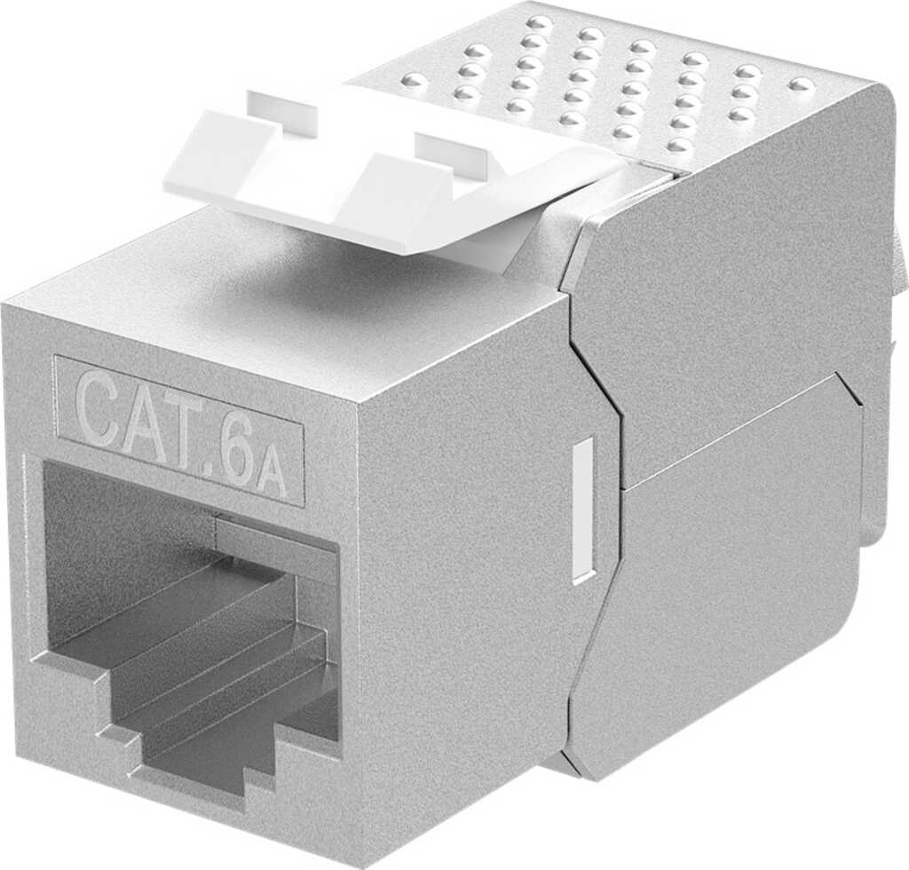 goobay Keystone Modul RJ45 CAT 6a, STP, slim-line 