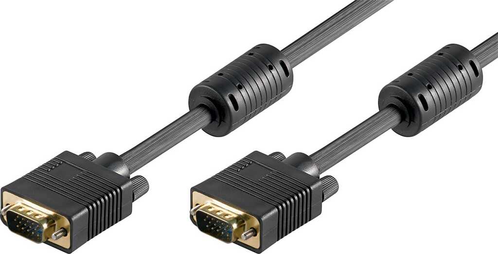 Goobay 93007 VGA-Kabel 7 m VGA (D-Sub) Schwarz