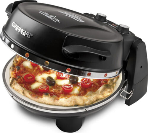 G3 Ferrari Pizzeria Snack Napoletana Pizzamacher/Ofen 1 Pizza/Pizzen 1200 W Schwarz