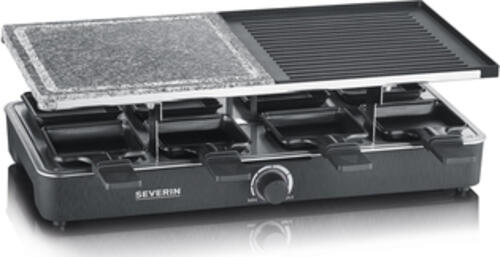 Severin RG 2376 Raclette Grill 8 Person(en) 1300 W Schwarz