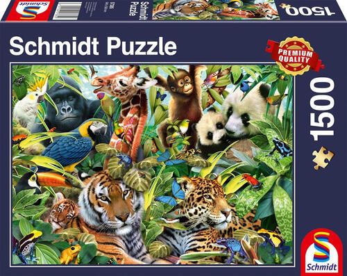 Schmidt Spiele Kunterbunte Tierwelt