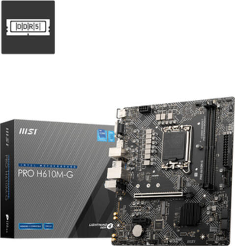 MSI PRO H610M-G Motherboard Intel H610 LGA 1700 micro ATX