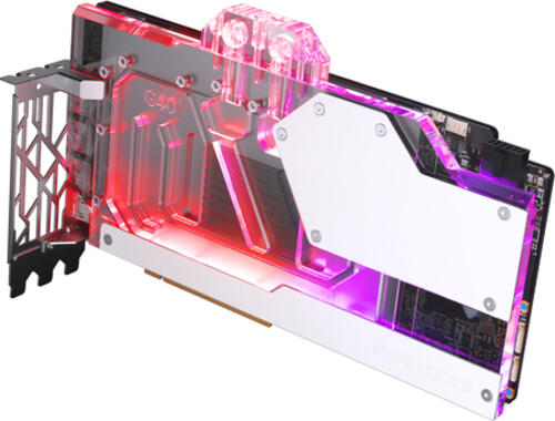 Phanteks Glacier G40 RTX 4080/90 Wasserblock inkl. Backplate für MSI, D-RGB- weiß