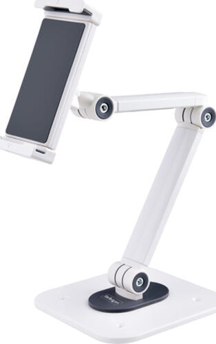 StarTech.com ADJ-TABLET-STAND-W Multimediawagen & -ständer Weiß Multimedia-Ständer