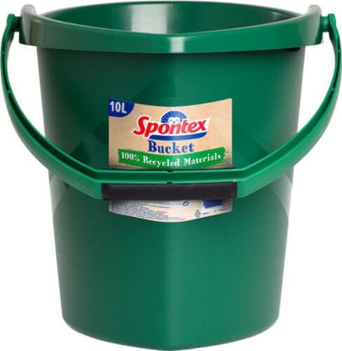 Spontex Eco Green Eimer 10 l Rund Kunststoff Grün