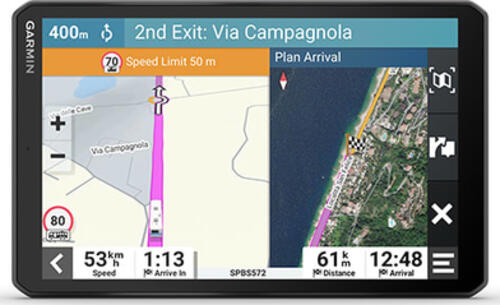 Garmin Camper 895 Navigationssystem Fixed 20,3 cm (8) TFT 405 g Schwarz