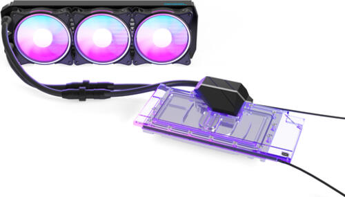 Alphacool Eiswolf 2 AIO Grafikkarte All-in-One-Flüssigkeitskühler 12 cm Schwarz, Transparent 1 Stück(e)