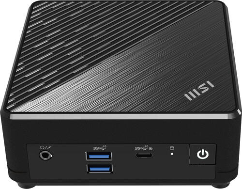 MSI Cubi N ADL-007DE Intel N N100 4 GB DDR4-SDRAM 128 GB SSD Windows 11 Pro Mini PC Mini-PC Schwarz