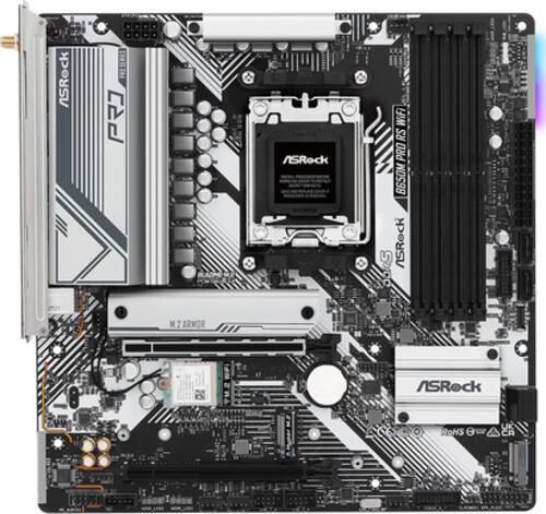 Asrock B650M Pro RS WiFi AMD B650 Sockel AM5 micro ATX