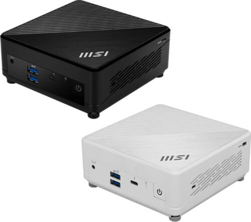 MSI Cubi 5 12M Intel Core i3 i3-1215U DDR4-SDRAM Windows 11 Home Mini PC Mini-PC Barebone Schwarz