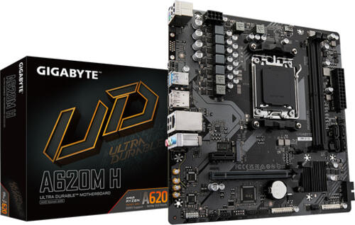 GIGABYTE A620M H Motherboard AMD A620 Sockel AM5 micro ATX