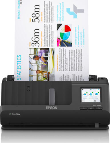 Epson ES-C380W ADF + Bogenscanner 600 x 600 DPI A4 Schwarz