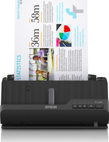 Epson ES-C320W ADF + Bogenscanner 600 x 600 DPI A4 Schwarz