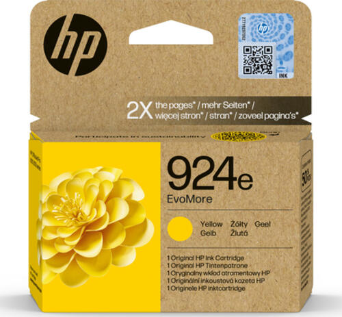 HP 924e EvoMore Gelb Original Druckerpatrone