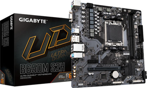 GIGABYTE B650M S2H Motherboard AMD B650 Sockel AM5 micro ATX