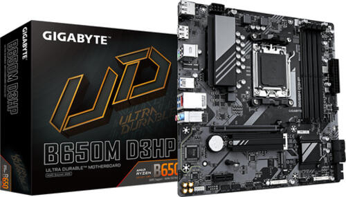 GIGABYTE B650M D3HP Motherboard AMD B650 Sockel AM5 micro ATX