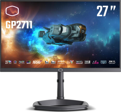 Cooler Master Gaming GP2711 LED display 68,6 cm (27) 2560 x 1440 Pixel 2K Ultra HD Schwarz