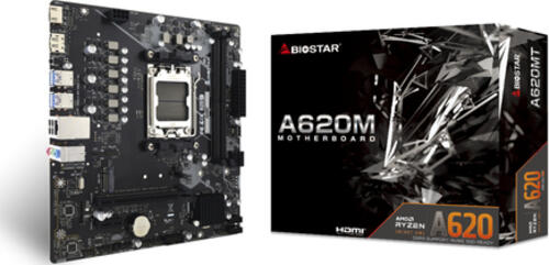 Biostar A620MT Motherboard AMD A620 Sockel AM5 micro ATX