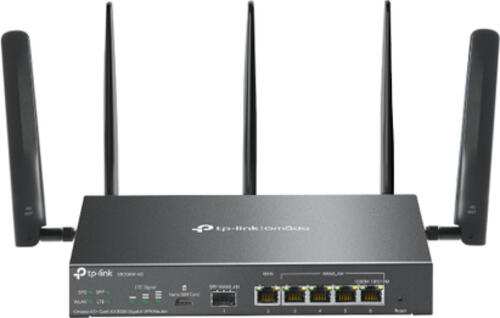 TP-Link Omada ER706W-4G WLAN-Router Gigabit Ethernet Dual-Band (2,4 GHz/5 GHz) Schwarz