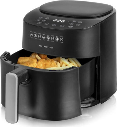 Emerio AF-129369 Fritteuse Einzelbild 4,5 l Eigenständig 1300 W Heißluftfritteuse Schwarz