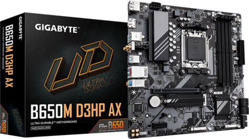 GIGABYTE B650M D3HP AX Motherboard AMD B650 Sockel AM5 micro ATX