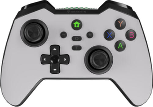 GENESIS Mangan 400 Weiß Bluetooth Gamepad Analog / Digital Android, MAC, Nintendo Switch, PC, iOS