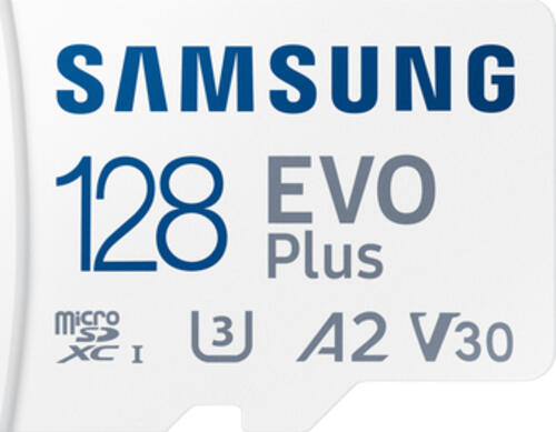 Samsung EVO Plus microSD-Speicherkarte (2024) (inkl. SD Adapter) - 128 GB